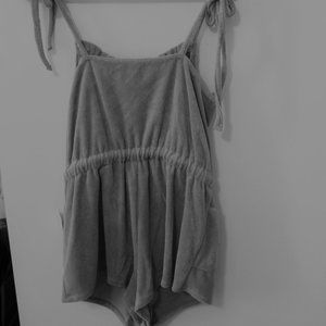 Grey Beach Romper NEW WITH TAGS